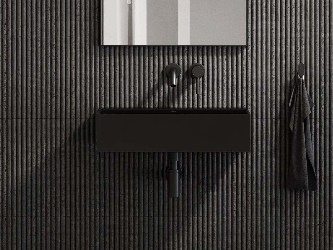 Одиночный подвесной умывальник из смолы LUSSO Thinn ARCH-00093532