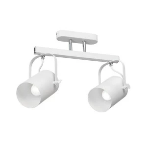 Спот потолочный на 2 лампы белый Vitaluce V5254/2PL VITALUCE  00-3926669 Белый