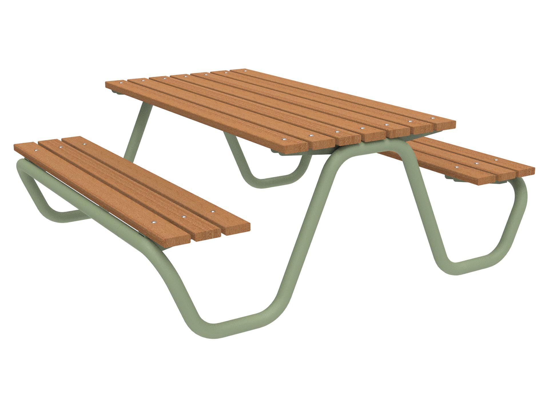 Стол для пикника со встроенными скамейками Lazzari GRAZ ARCH-00017279 - Вид №7