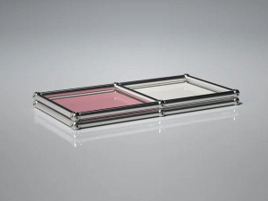 Стальной прямоугольный лоток