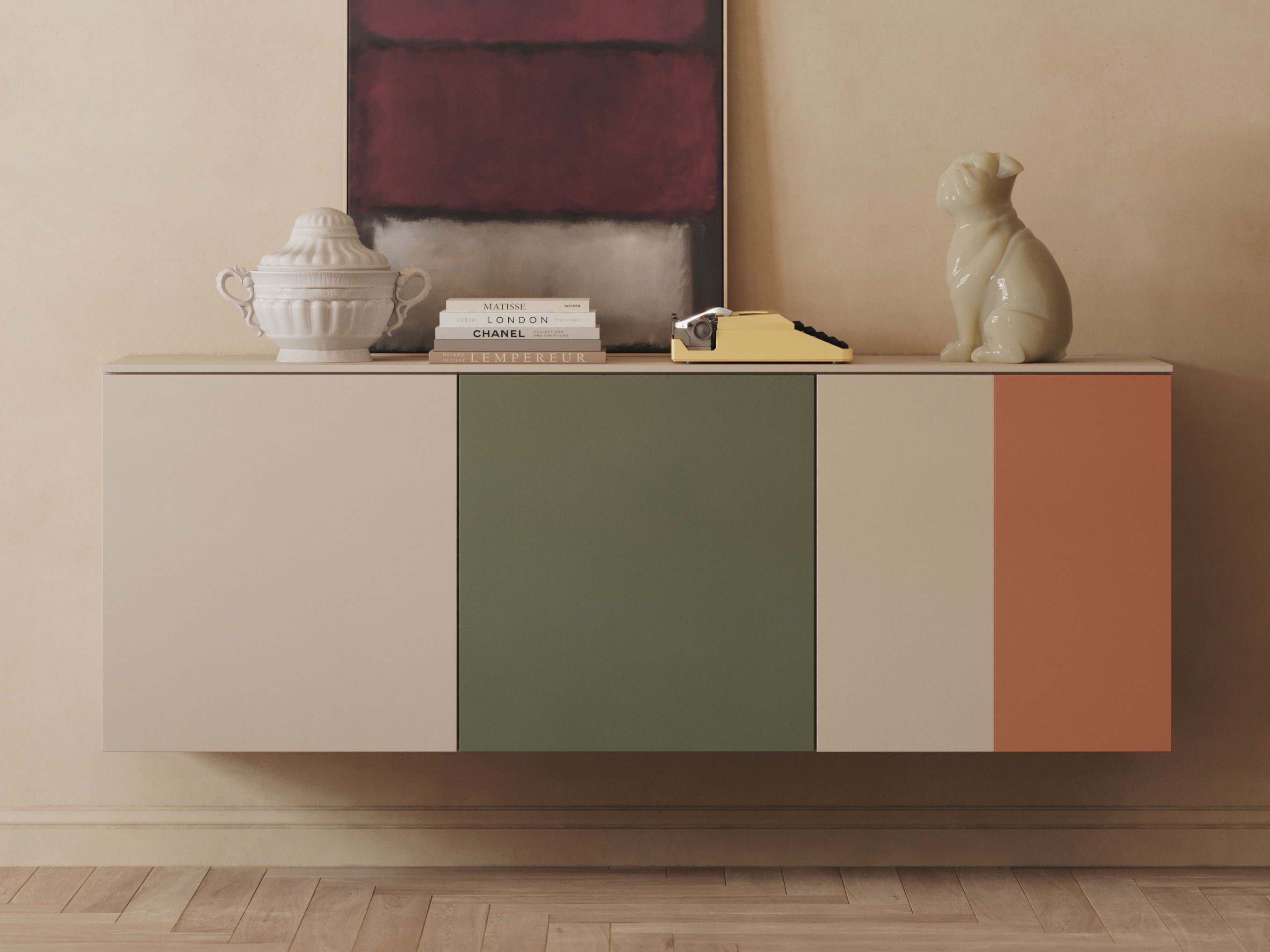 Подвесной шкаф с распашными дверями Giessegi день за днем ARCH-00092098 - Вид №1