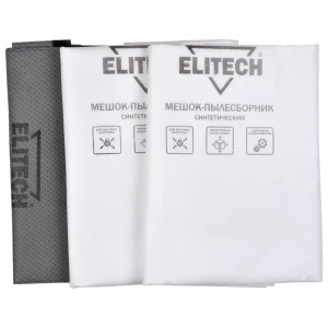 Мешки синтетические для пылесоса Elitech 70 л, 3 шт. 89340294 STLM-2204304