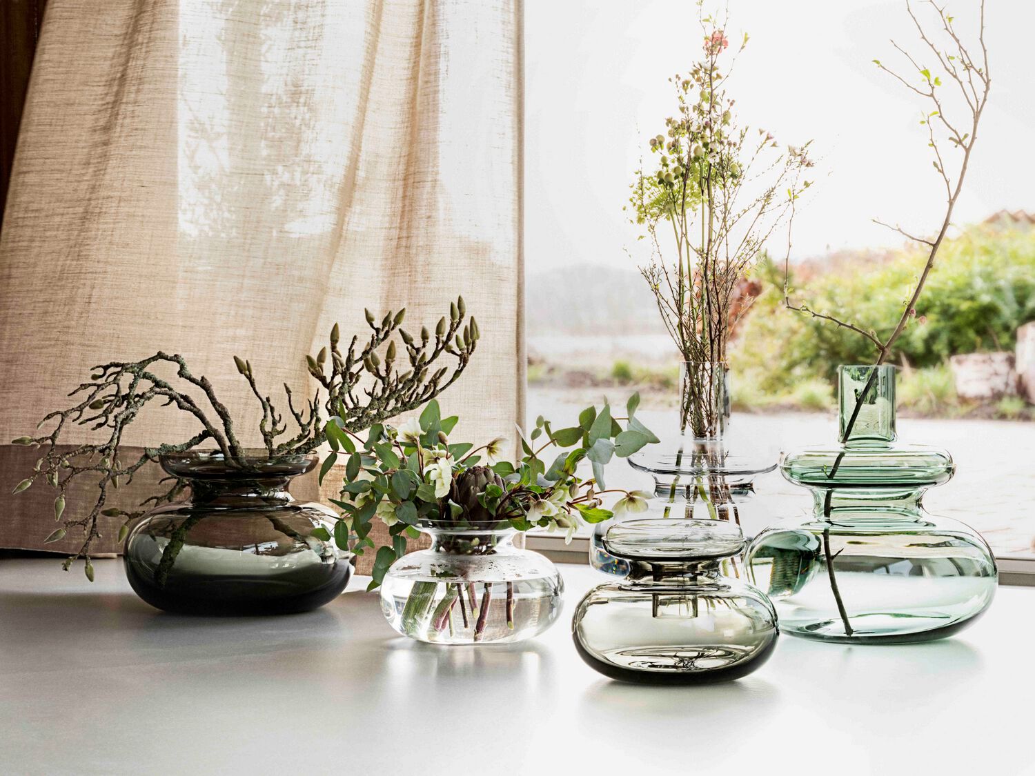 Круглая ваза из дутого стекла ZONE DENMARK Inu ARCH-00073165 - Вид №37