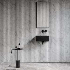 Мраморная овальная одиночная подвесная раковина