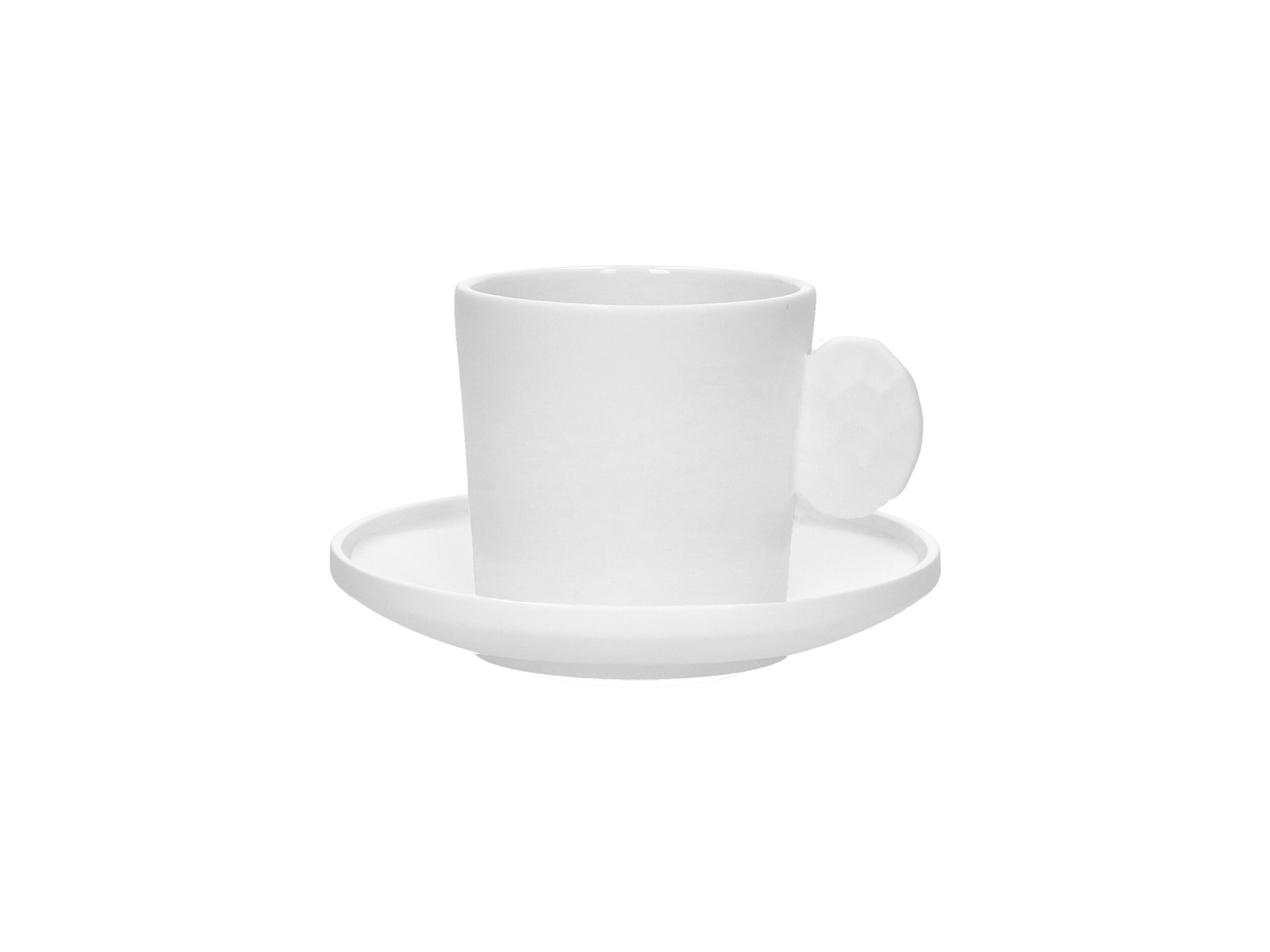 Фарфоровая чашка с блюдцем POMAX легкий ARCH-00030836 - Вид №1