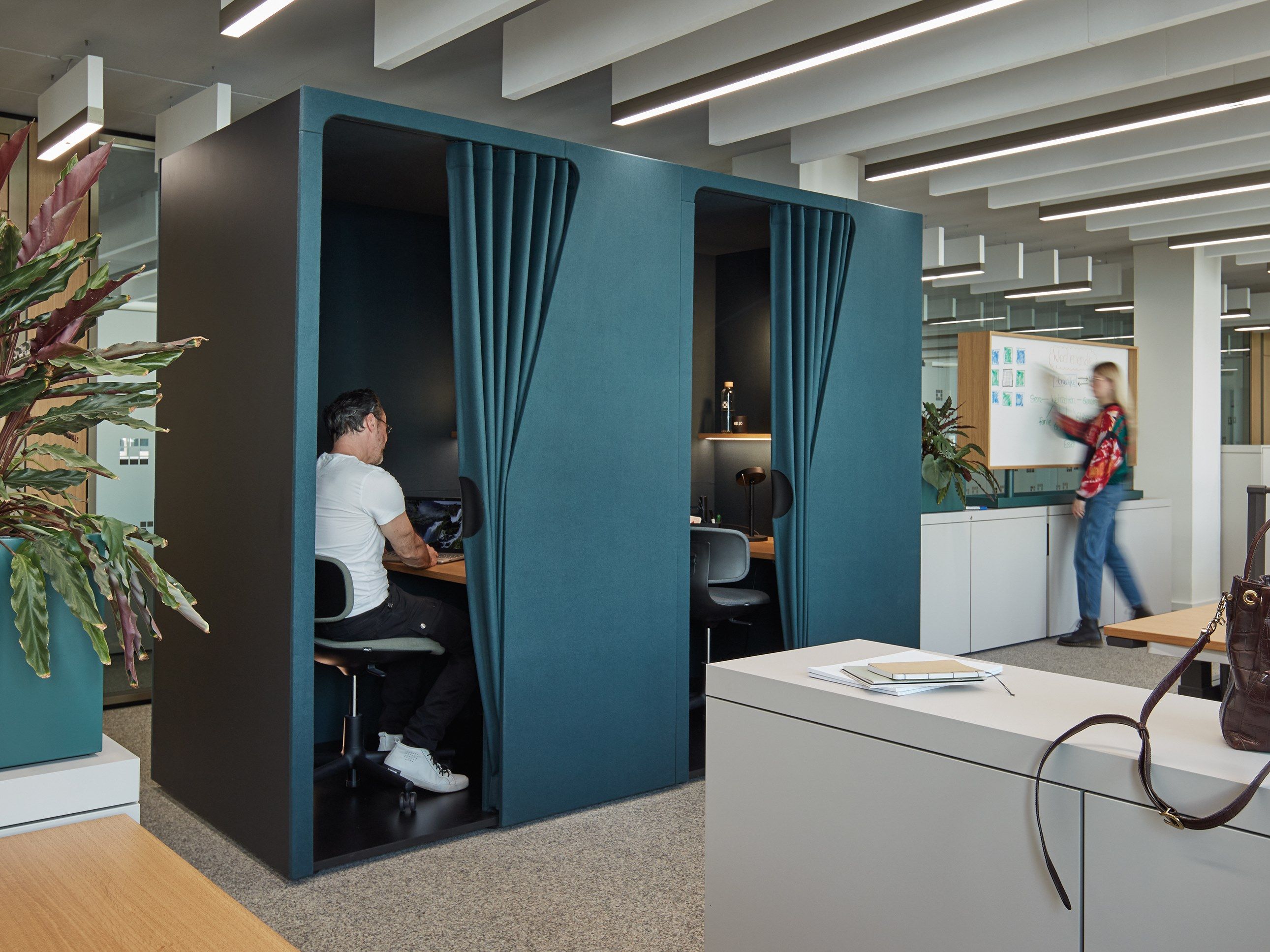 Одноместный акустическая офисная кабина werner works паркур ARCH-00009032 - Вид №1