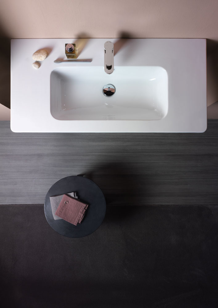 8823111 Подвесная раковина настенная овальная GSI ceramica City белая - Вид №2