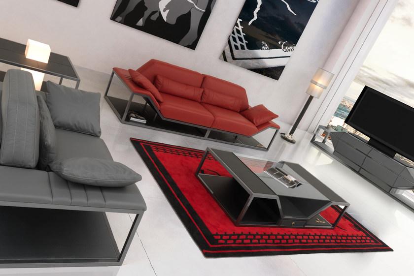 Tonino Lamborghini Casa 3-х местный кожаный диван с обивкой Long beach modern sun-id-1420419 - Вид №3