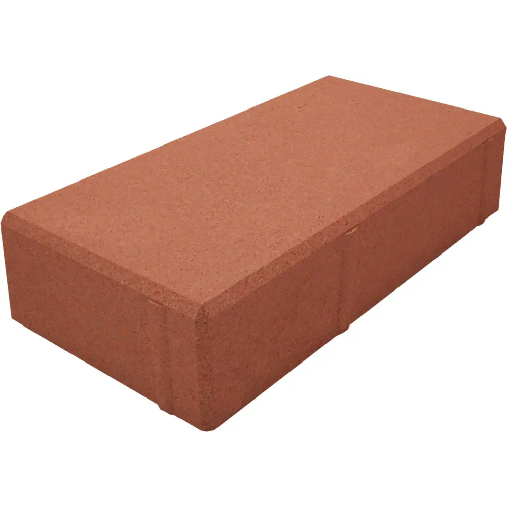 Плитка тротуарная Призма 200x100x50 мм цвет красный 83111589 STLM-2099556 Santreyd 