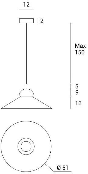 Miloox Подвесной светильник из металла  1744.209  - Вид №3