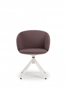 NT4090 Chair with 4 legs swivel steel base True Design Not