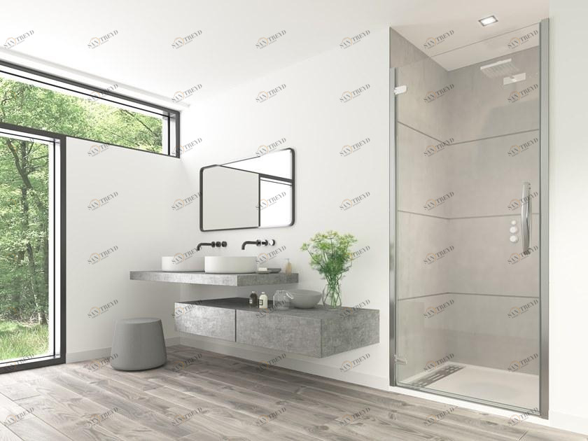 Flair Showers Распашная стеклянная дверь для душа Oro Orohd90sc