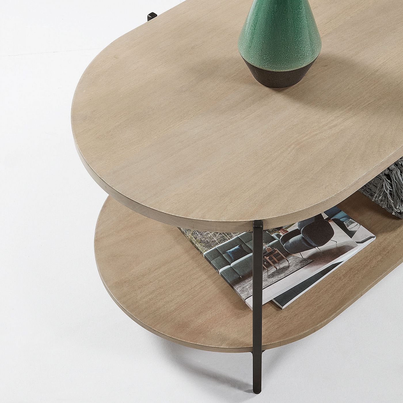 068918 Журнальный столик 110x55 манго La Forma Palmia