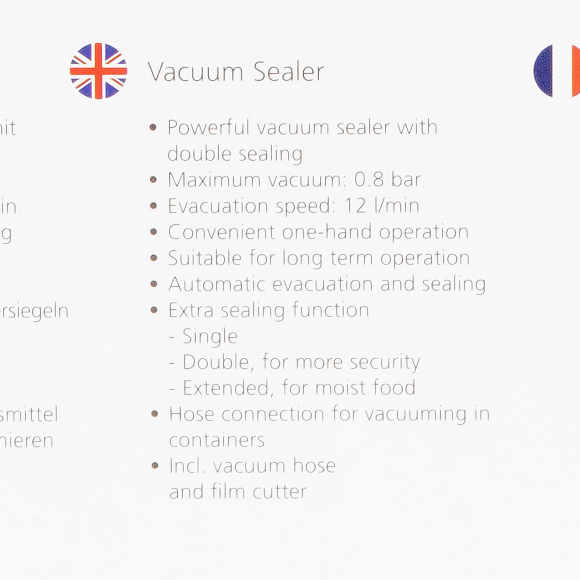 5315604 Вакуумный упаковщик Steba VK 12 STDN-0094964 - Вид №9