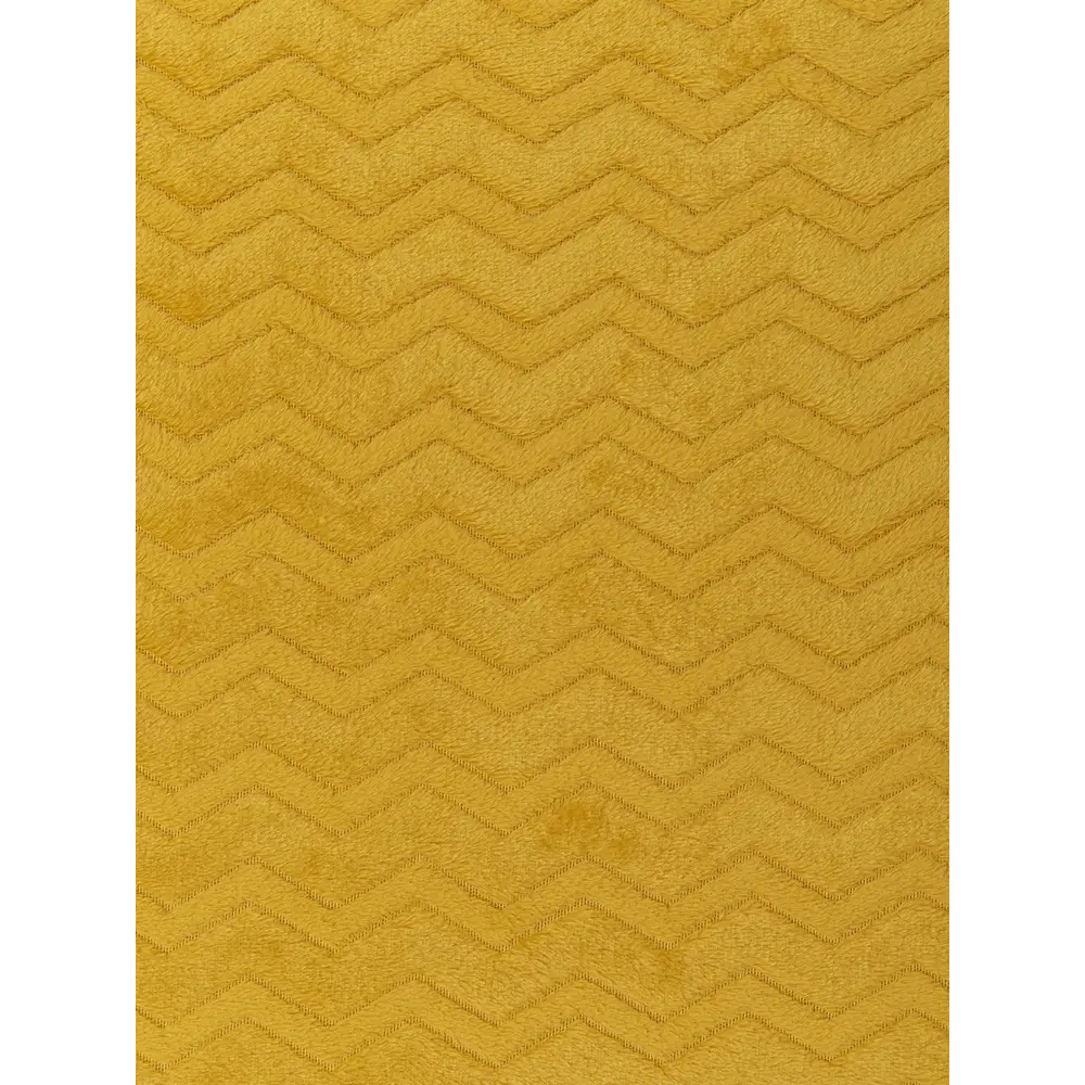 Плед Зигзаг 200x220 см фланель цвет охра 89449304 STLM-2110125 TEXREPUBLIC - Вид №2