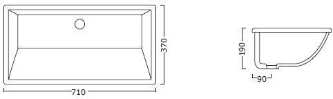 Накладная раковина под столешницу  овальная BLEU PROVENCE Lavabi sun-id-1407623 - Вид №1