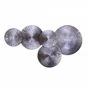 Панно на стену из дерева на inflow silver 130*85см. EVENHOME ДИЗАЙНЕРСКИЕ 129704 Серебряный