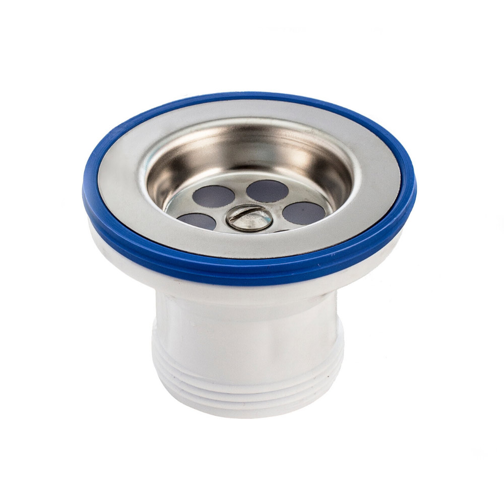 30980641 Выпуск "Элит" () с нержавеющей чашкой д.70мм (1 1/2") Raiber 