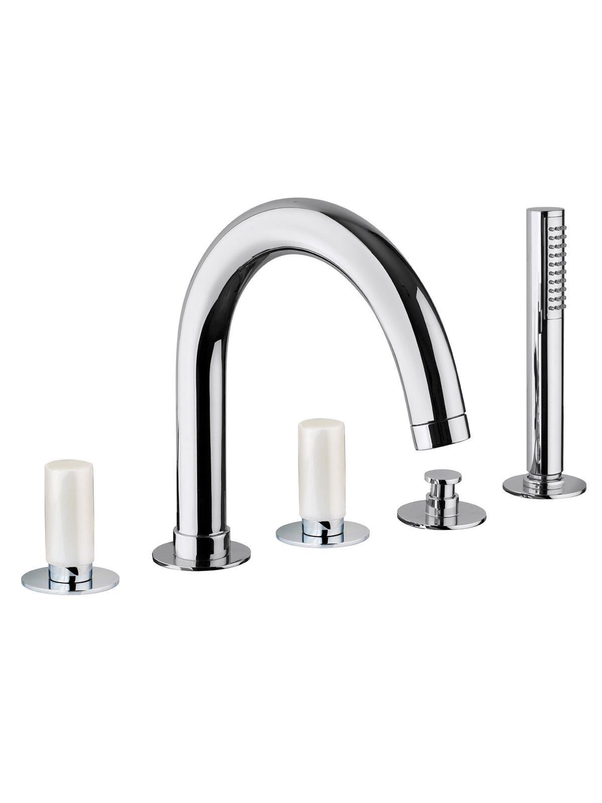 Встраиваемый смеситель для ванны с ручным душем Rubinetterie Frattini Pepe XL ARCH-00112668 - Вид №11