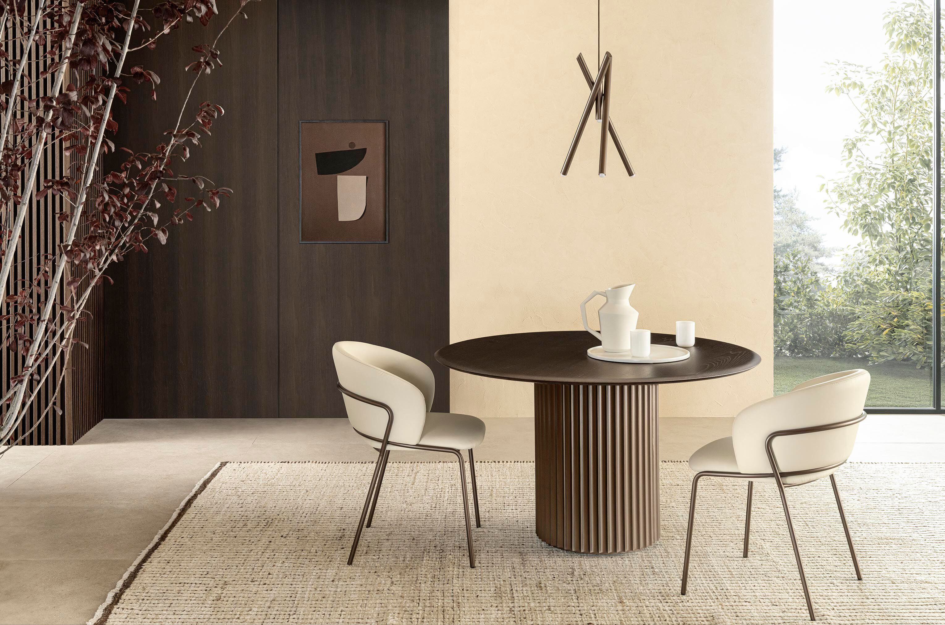 Стол с керамической столешницей и металлическим основанием RIFLESSI Enea ARCH-00086332 - Вид №3