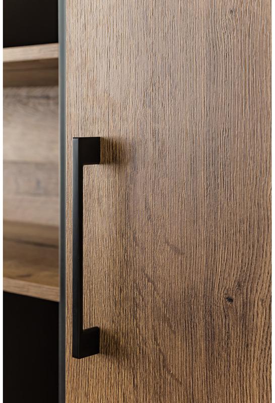 29484 Шкаф одностворчатый Loft 45 см Дуб Табак R-HOME 4017248h_табак - Вид №7