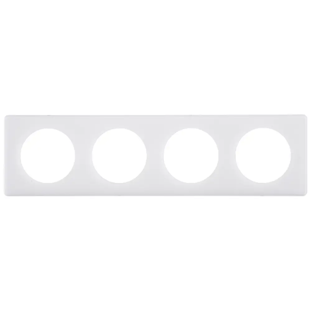 Рамка Legrand Celiane, 4 поста, цвет перкаль белый 81976598 STLM-2164499 - Вид №1