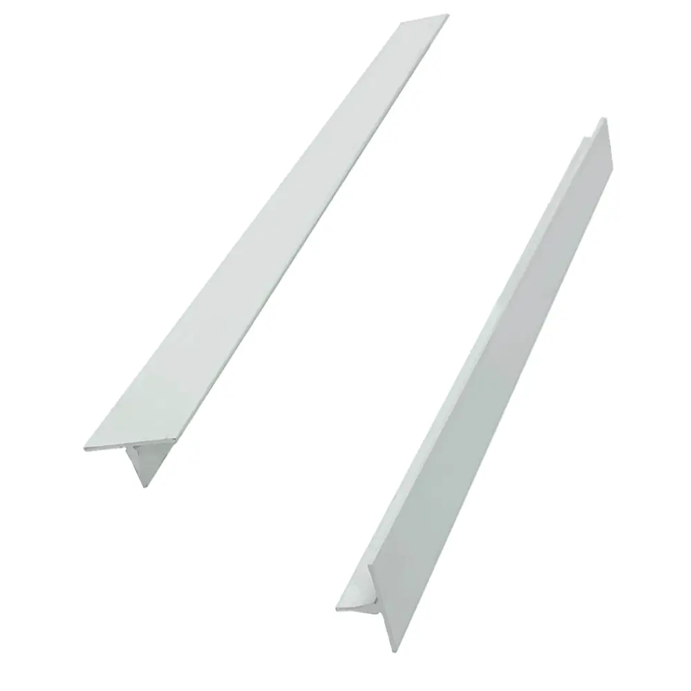 Нащельник узкий алюминиевый 23x19x1318 мм белый (2 штуки) Santreyd STLM-2002065