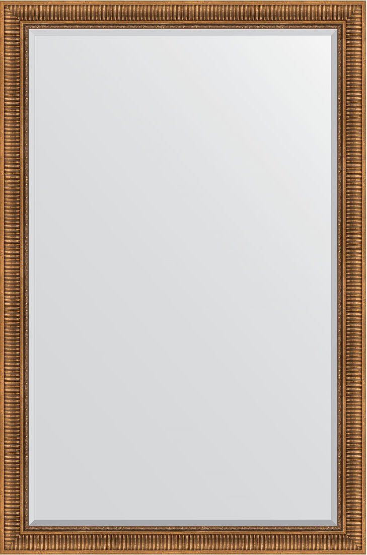 BY 3622 Зеркало с фацетом в багетной раме - бронзовый акведук 93 mm EVOFORM Exclusive
