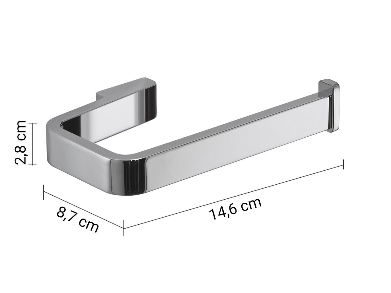 Латунный держатель рулона GEDY Самоа ARCH-00120121 - Вид №4