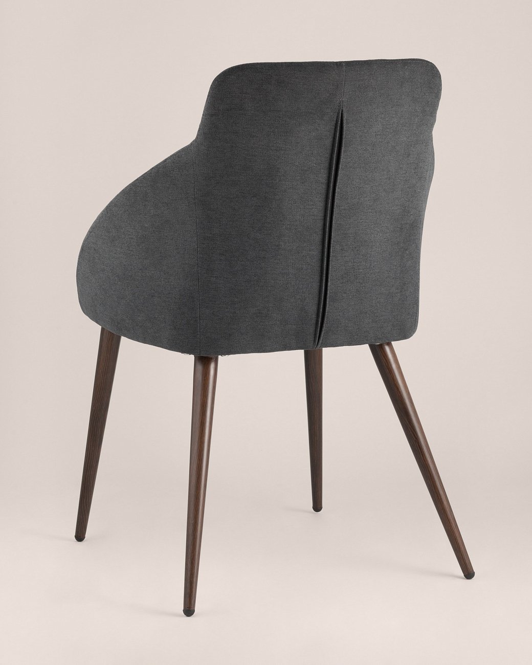 Стул со спинкой и подлокотниками серый "Квини" STOOL GROUP ДИЗАЙНЕРСКИЕ, ИНТЕРЬЕРНЫЕ 00-3946221 Серый  - Вид №4