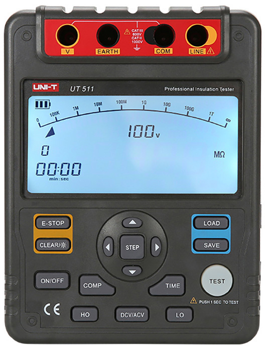 90479515 Измеритель сопротивления изоляции UT511 STLM-0244704 UNI-T