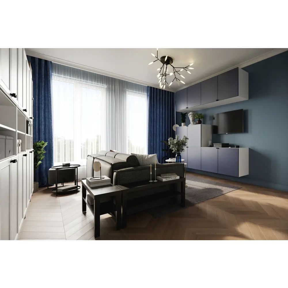 Santreyd Дверь для шкафа Лион Амьен 39.6x63.6 см индиго 89354811 STLM-1546159 - Вид №6