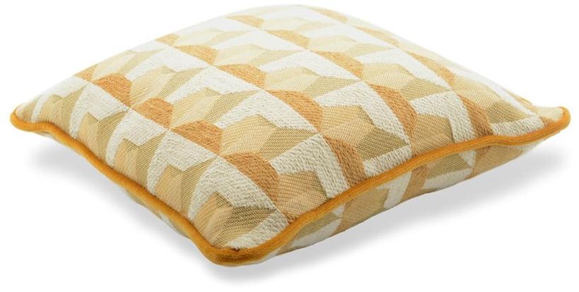 l'Opificio Квадратная подушка из хлопка с геометрическими мотивами  220-19  - Вид №1