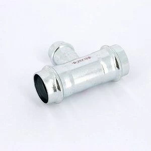 Тройник пресс оцинкованная сталь 28х18х28 IBP