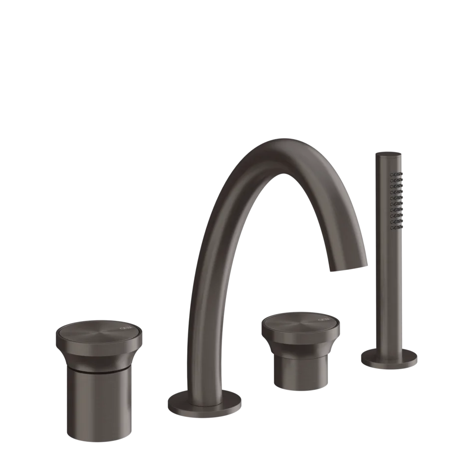 Смеситель для ванны 66037 707 Gessi Origini ЧЕРНЫЙ МЕТАЛЛ BR. PVD 66037707