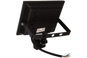 15643715 Светодиодный прожектор с встроенным датчиком 2835SMD 30W 6400K AC220V/50Hz IP65, черный в компактном корпусе SFL80-30 29523 SAFFIT
