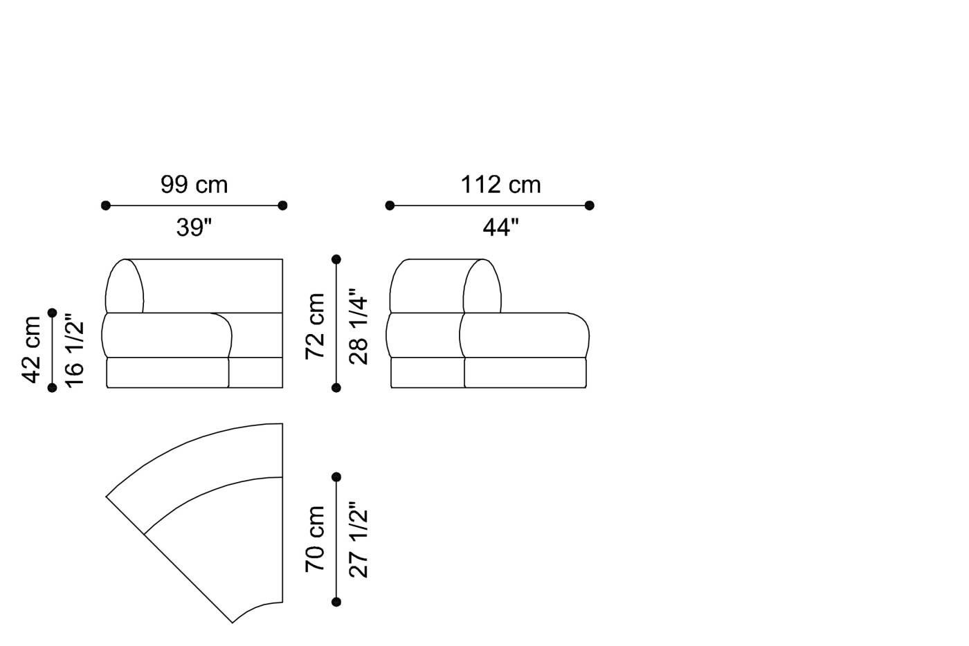 Диван из нубука Gianfranco Ferré Home ALEXANDER 2.0 ARCH-00052063 - Вид №17