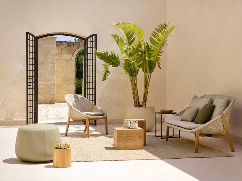 TRIBÙ Кресло из ткани tricord® и тика Elio 02512 - Вид №3