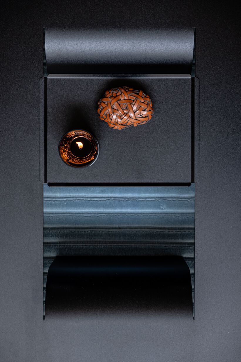 Низкий журнальный столик из листового металла Metallbude CUT ARCH-00111188 - Вид №71