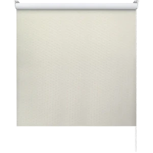 Штора рулонная блэкаут Ромб 180x175 см бежевая