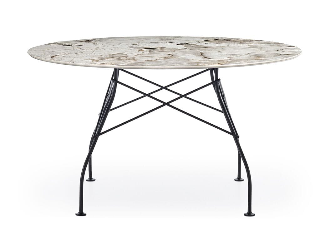 Круглый обеденный стол из керамогранита Kartell GLOSSY ARCH-00051866 - Вид №11