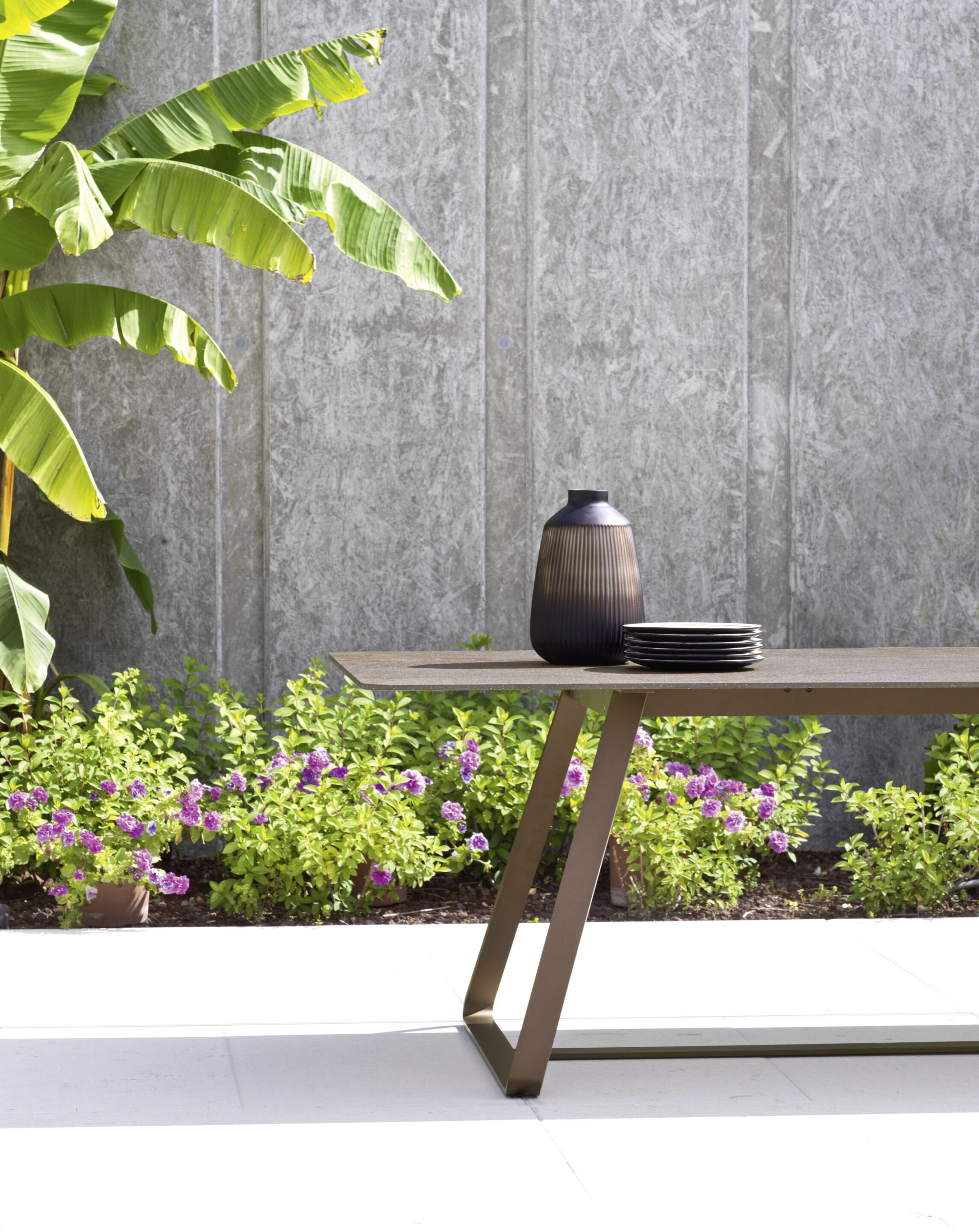 Прямоугольный стальной стол Varaschin Колонаки ARCH-00064425 - Вид №1