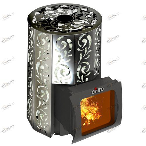 Печь для бани GRILL'D Violet Short Window Max PRO с закрытой каменкой 6290