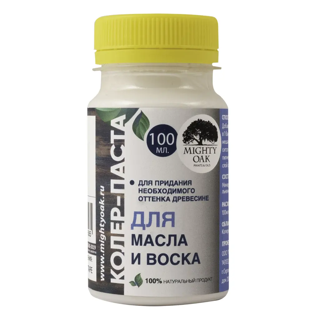 Колер-паста MIGHTY OAK для тонирования древесины цвет «Береза» 82767691 STLM-0859763 - Вид №1