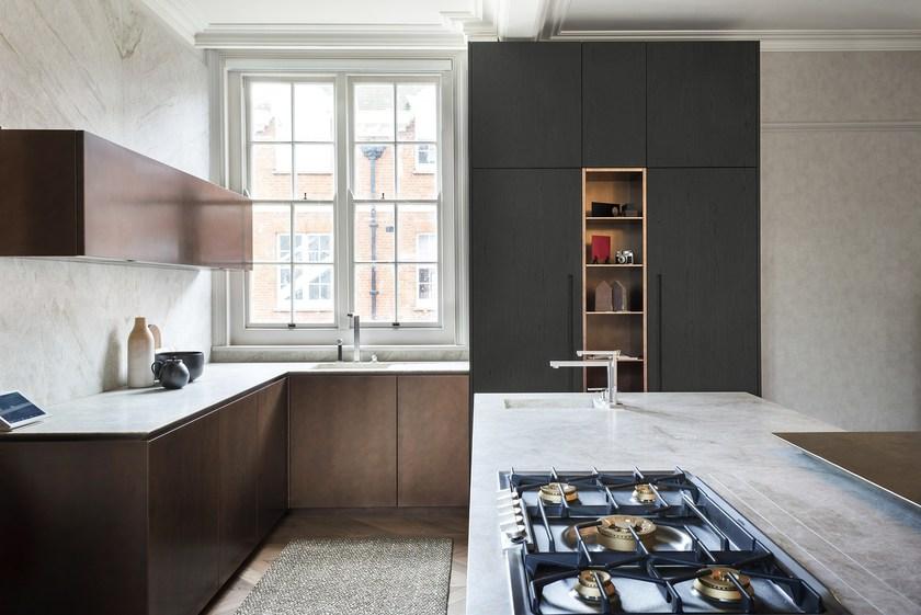 TM Italia Cucine Кухня на заказ с островом без ручек sun-id-1425192 - Вид №2