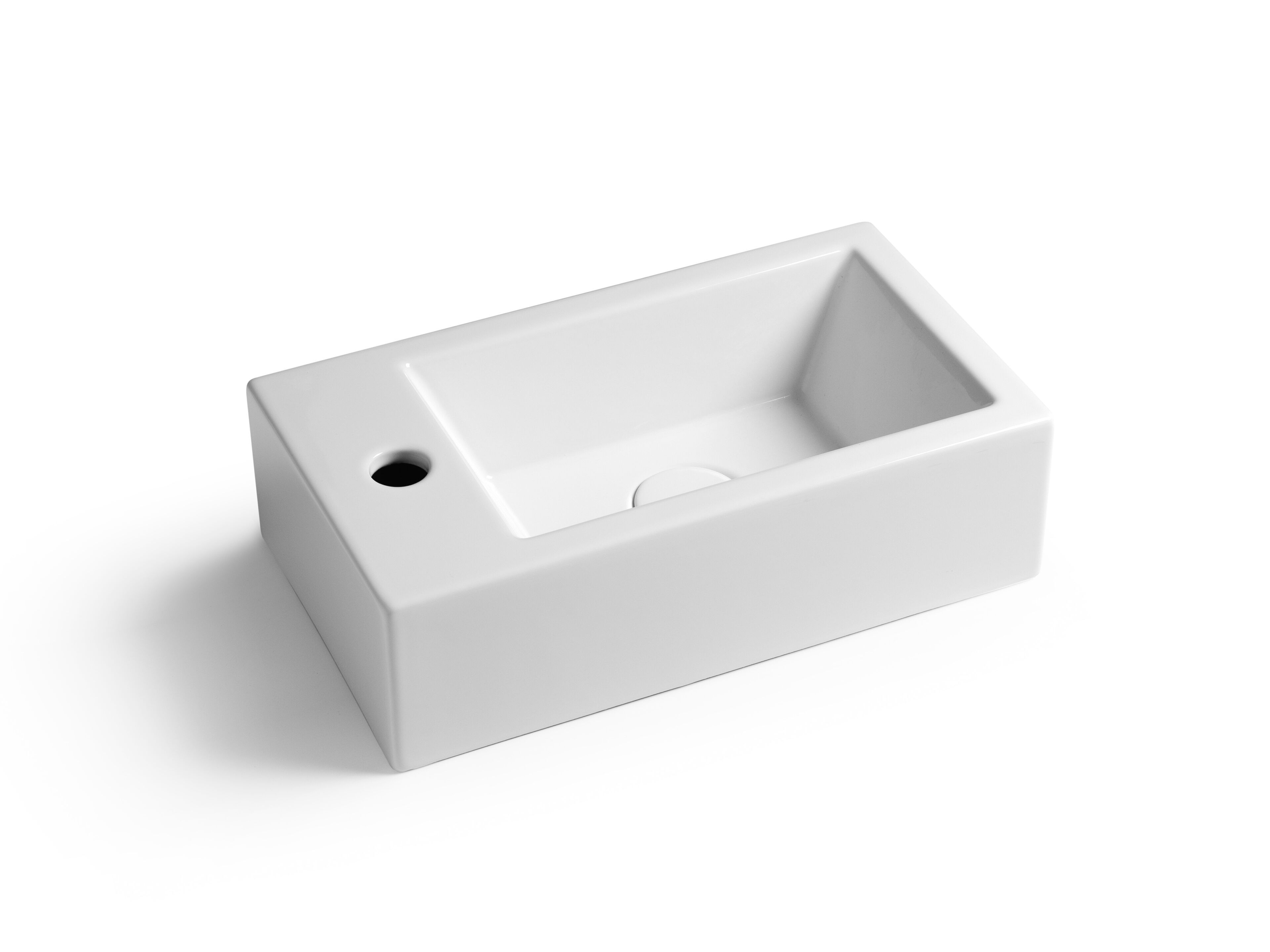 Керамическая прямоугольная ручная мойка COLAVENE мини-умывальники ARCH-00063375