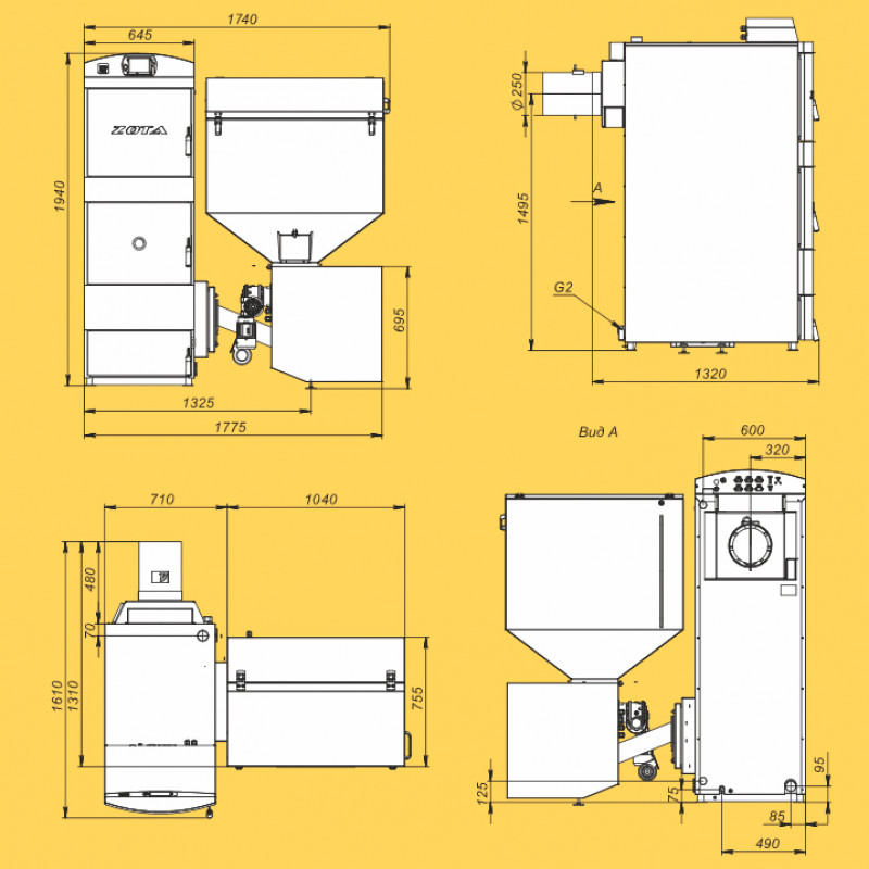 Угольный котел Zota Стаханов 100 СТАХАНОВ100 - Вид №8