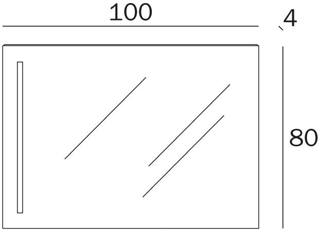 INDA® Настенное зеркало со встроенной подсветкой для ванной sun-id-1350480 - Вид №2