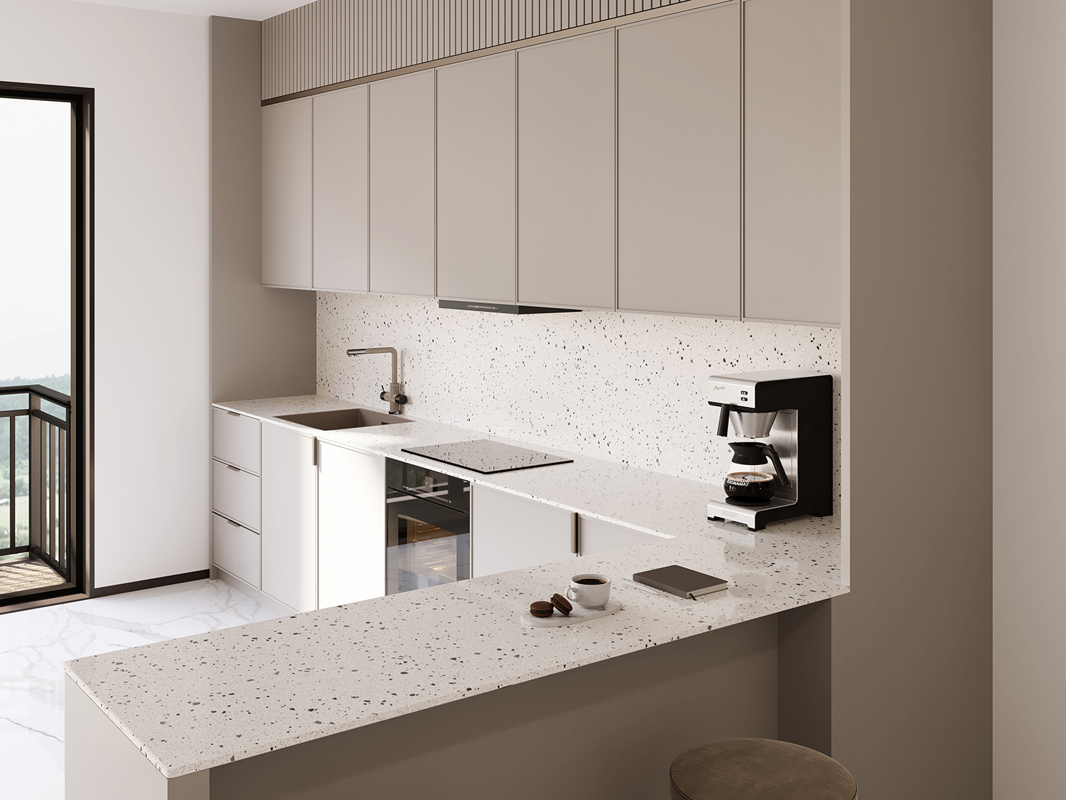 Бесконечная элегантность: керамический слэб STAROTECH MATT STP-ST319 INCOLOR - Вид №4