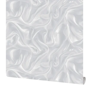 Walldecor Exclusive Мэри: серые флизелиновые обои с абстрактным узором 89401948